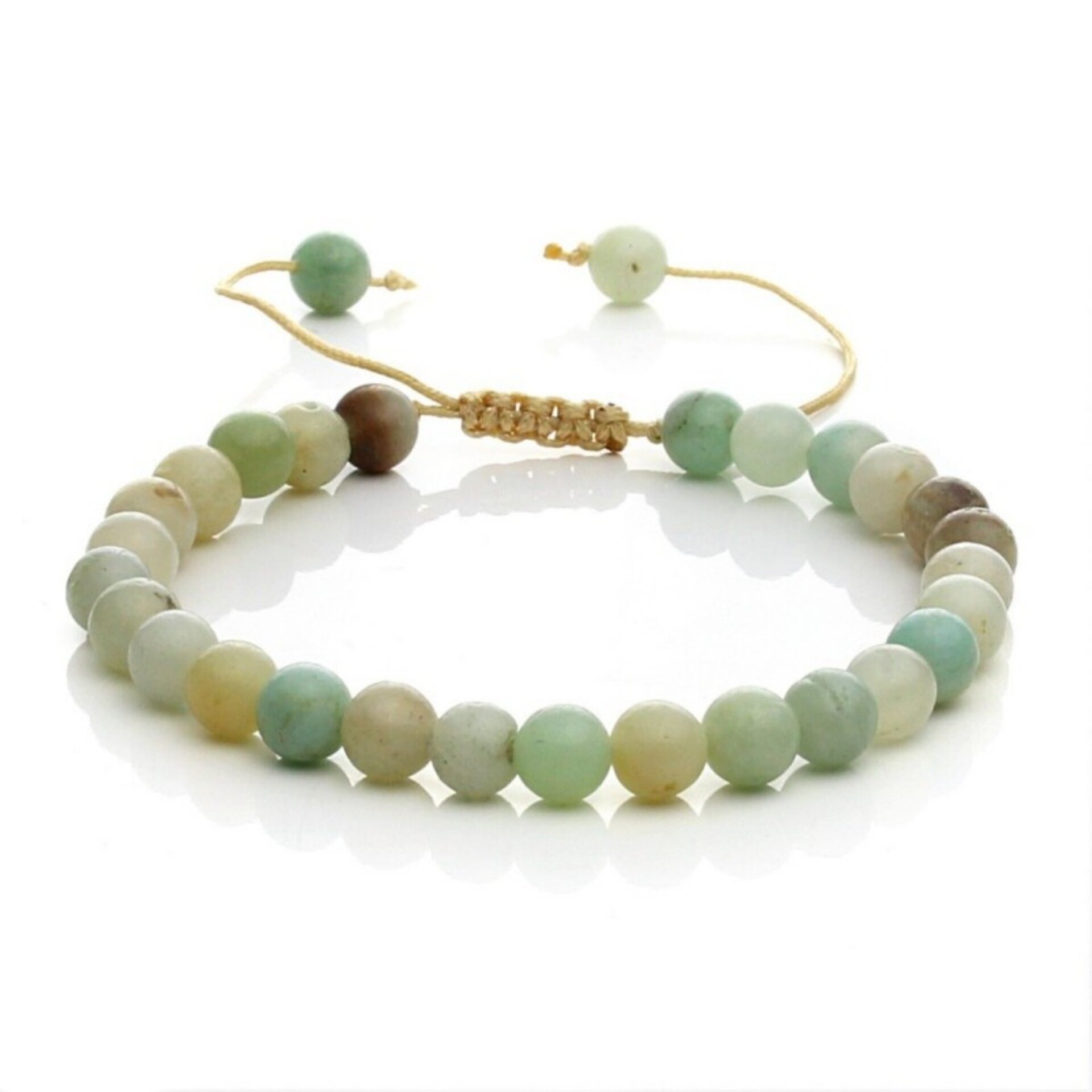 Pulsera de amazonita natural – Equilibrio y frescura en tu muñeca - 2