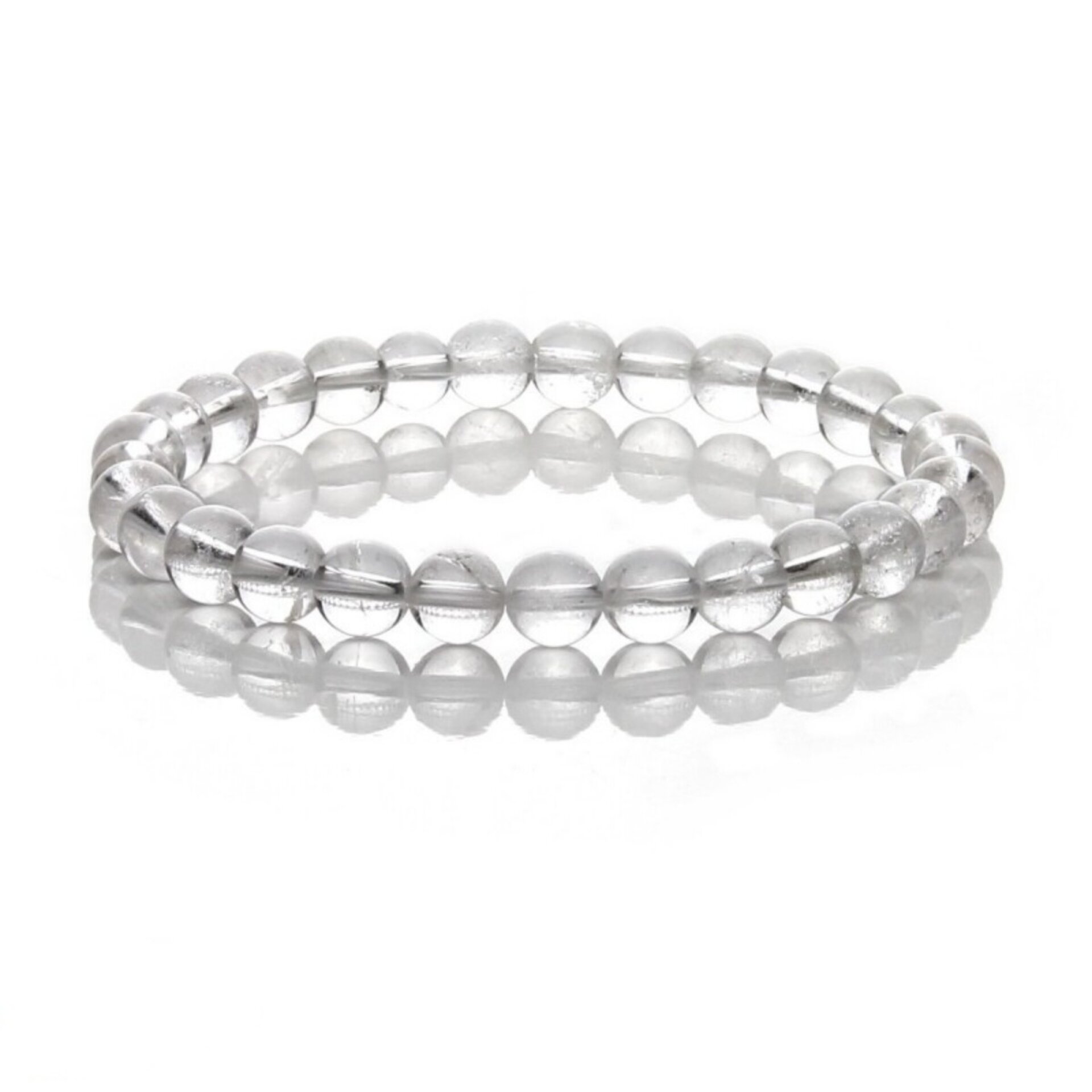 Pulsera de Cuarzo Cristal – Transparencia y Pureza Mineral - 5