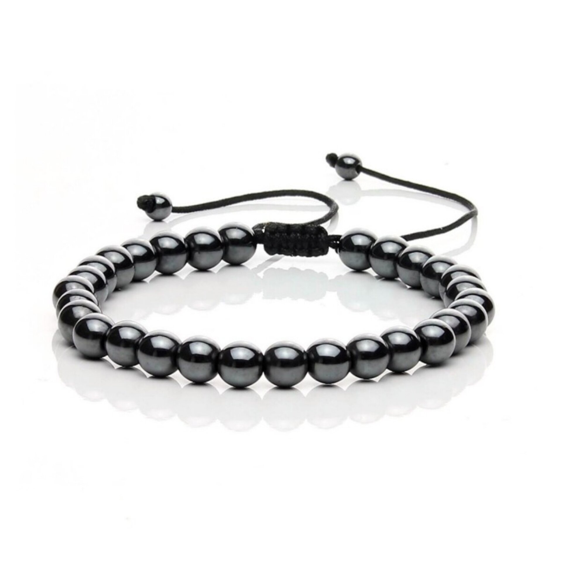 Pulsera de Hematita Natural Ajustable - 2