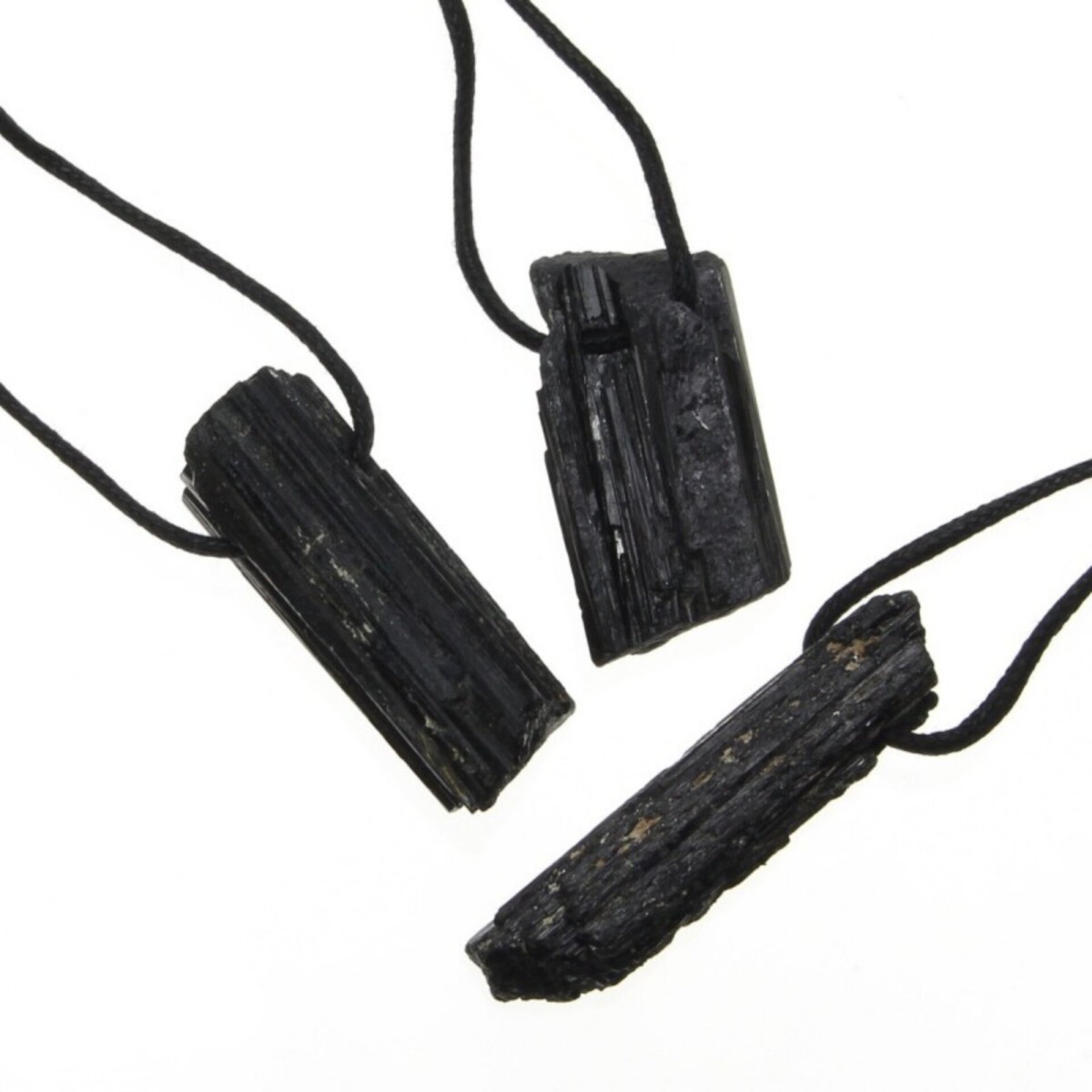 Colgante de Turmalina Negra en Bruto – Grande - 3