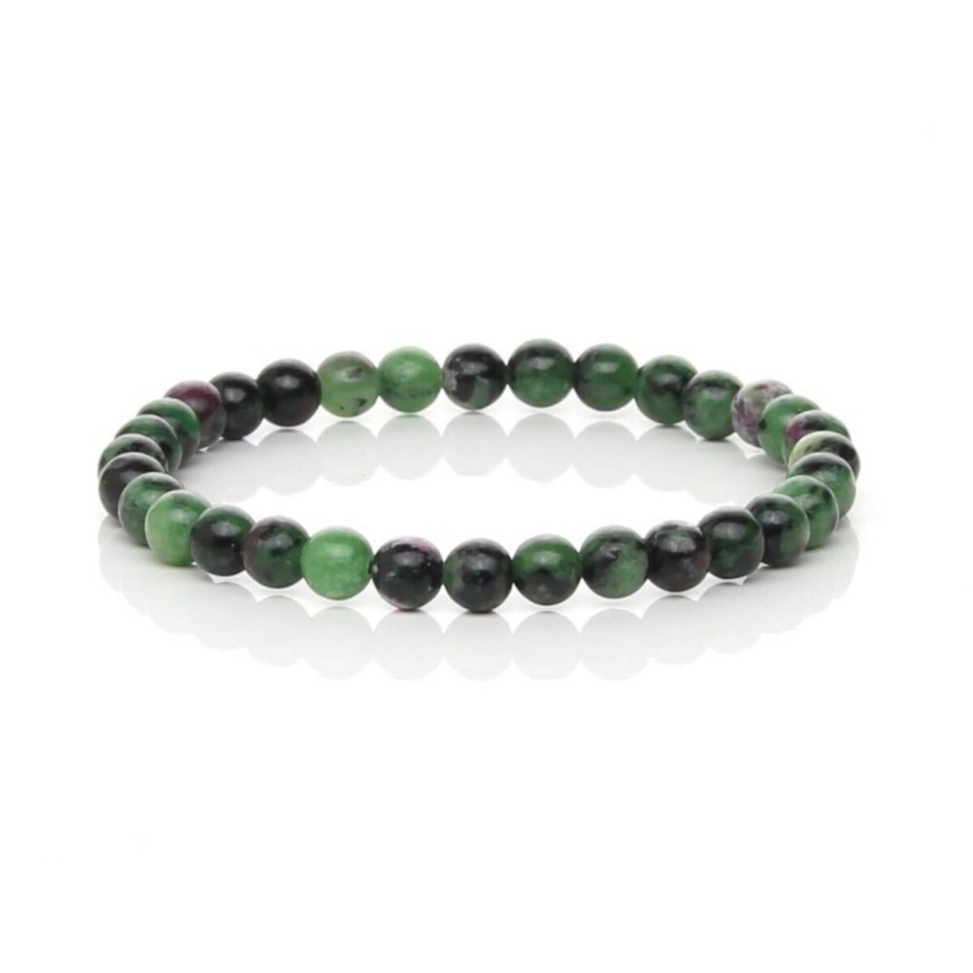 Pulsera de Zoisita con Rubí Natural – Fuerza y Vitalidad - 3