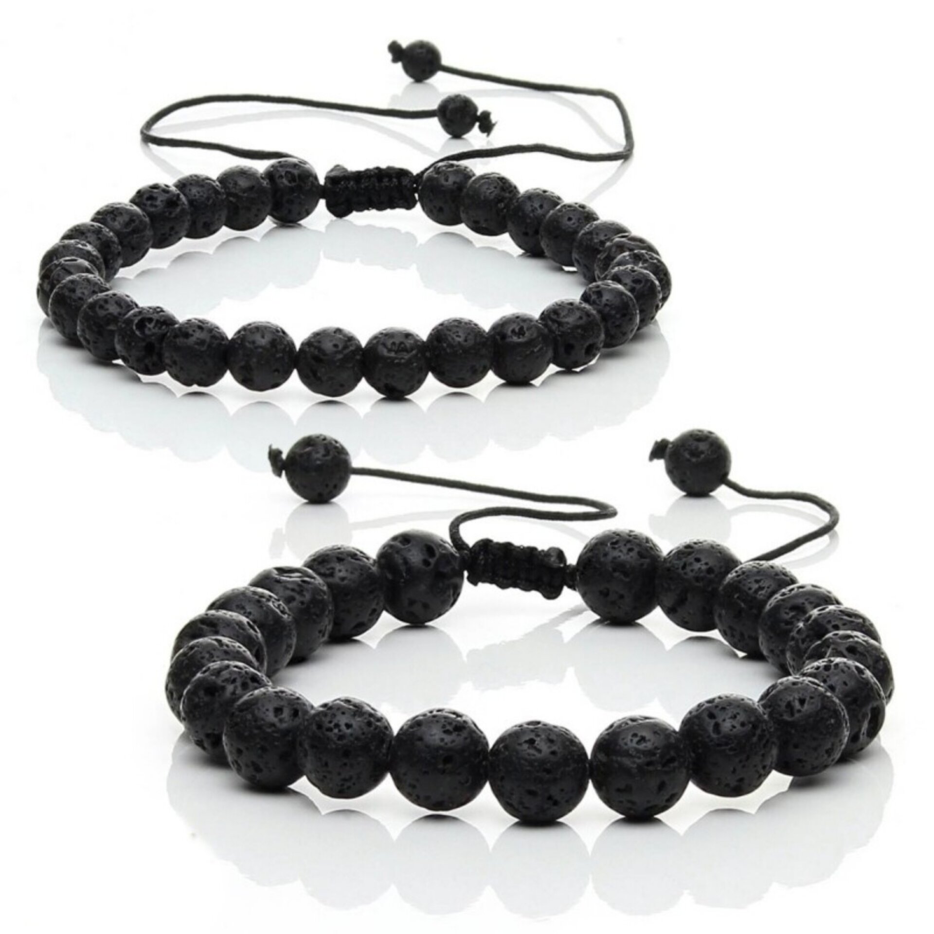 Pulsera Ajustable de Lava (Piedra Volcánica) - 1