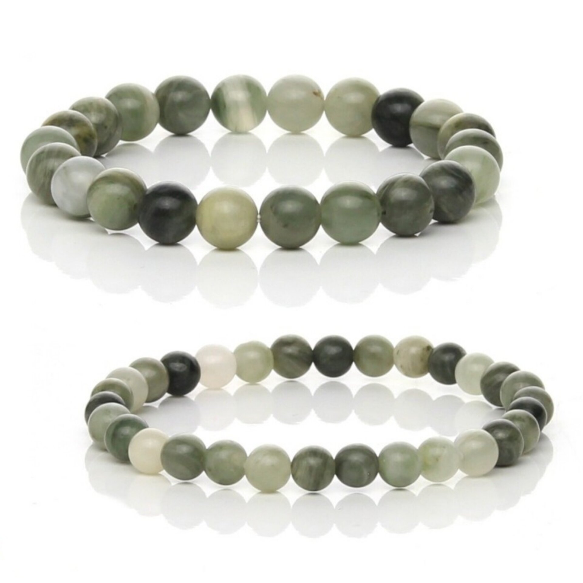 Pulsera de Cuarzo Green Hair – Inclusiones Naturales de Clorita - 1