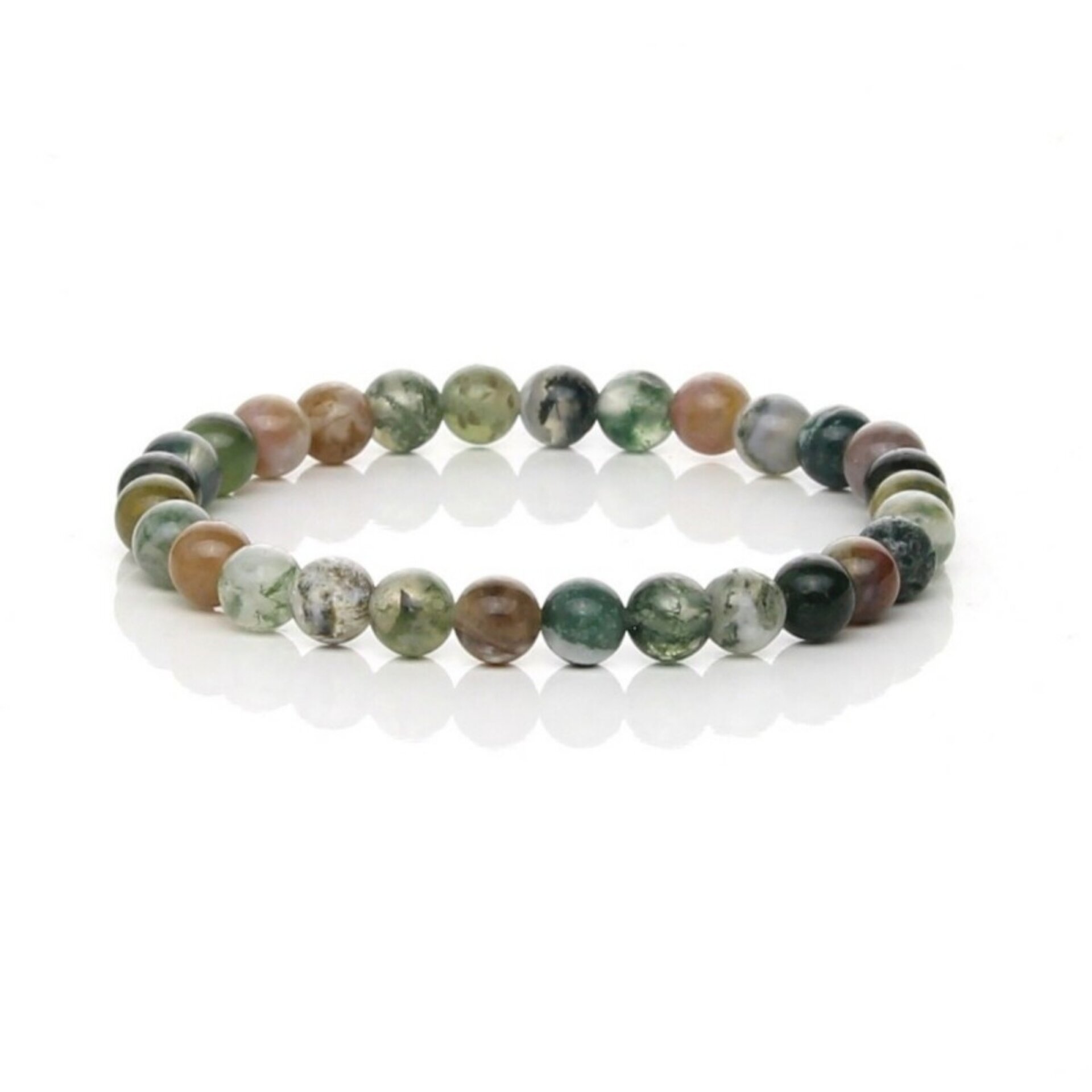 Pulsera de Ágata India Musgosa – Naturaleza y Equilibrio - 2