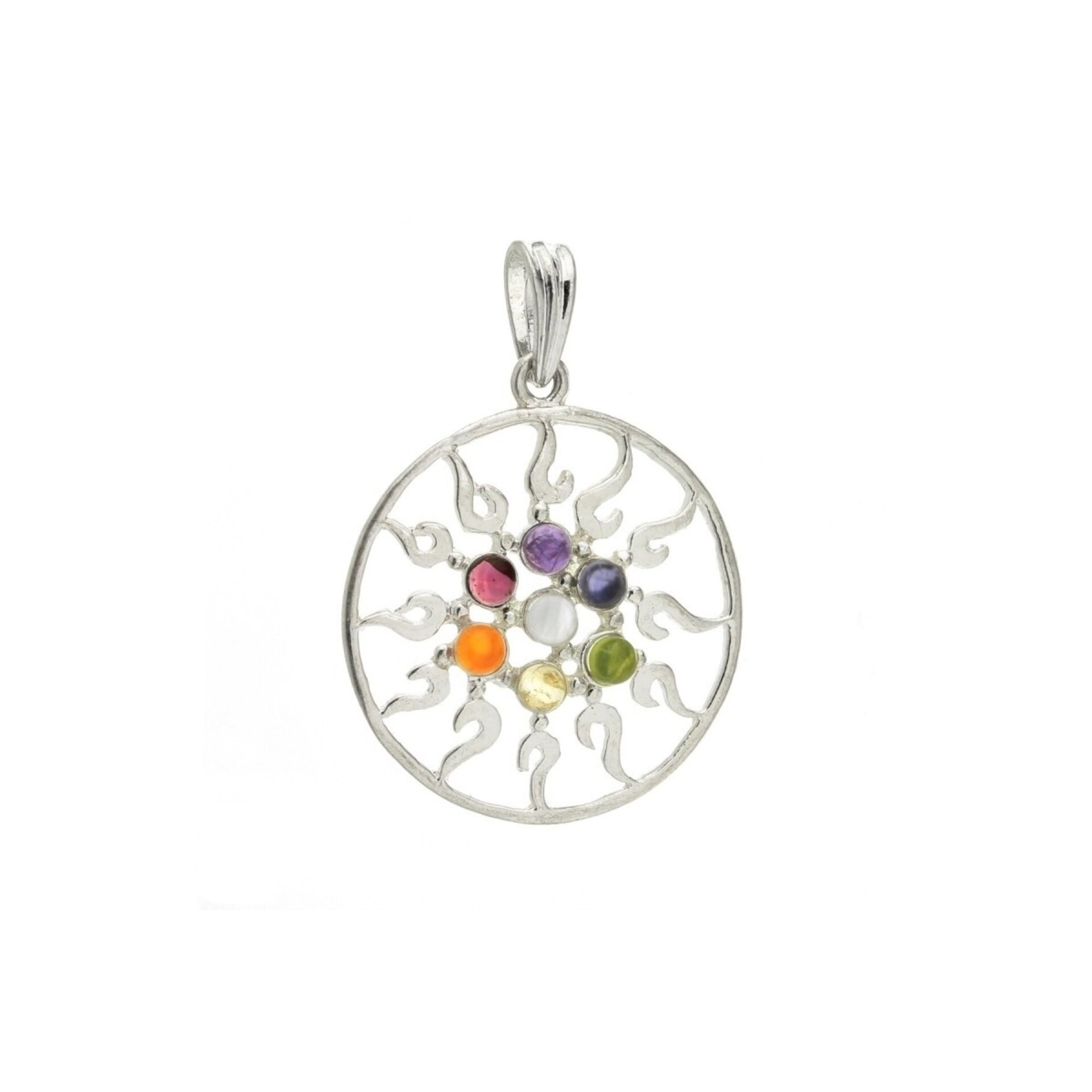 Colgante de los Chakras – Símbolo Solar - 1