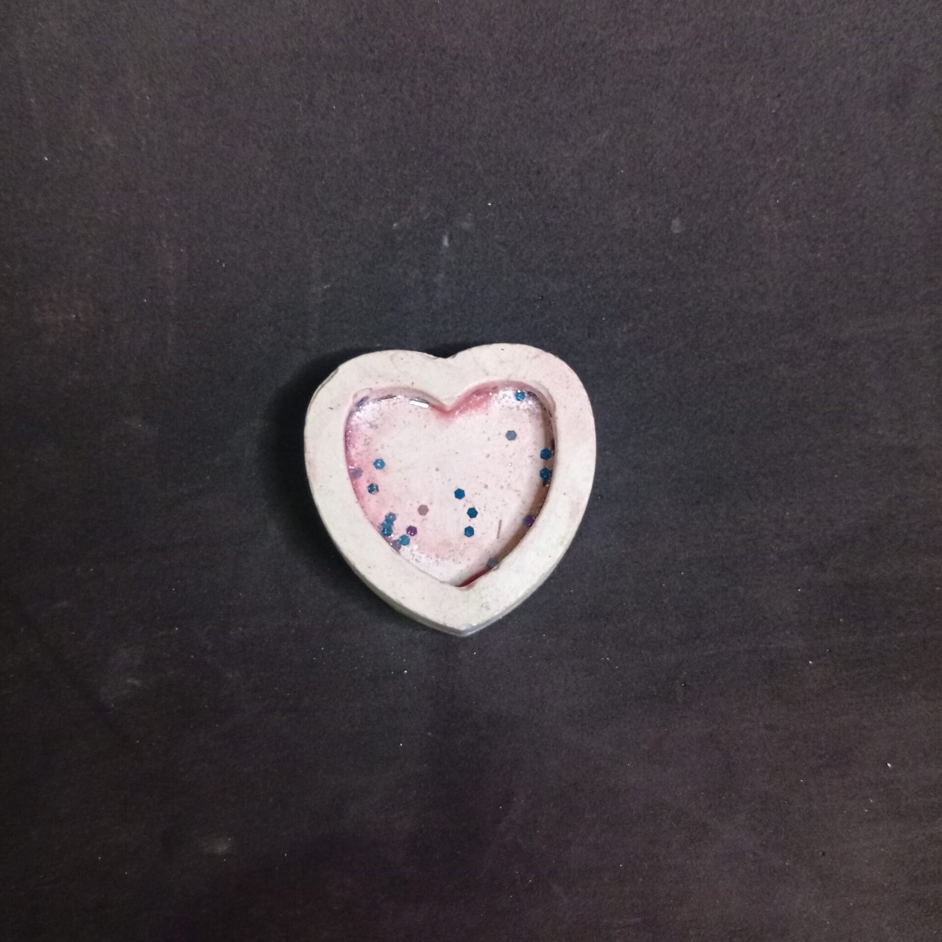 Porta Incienso de Conos Corazón Artesanal - 4