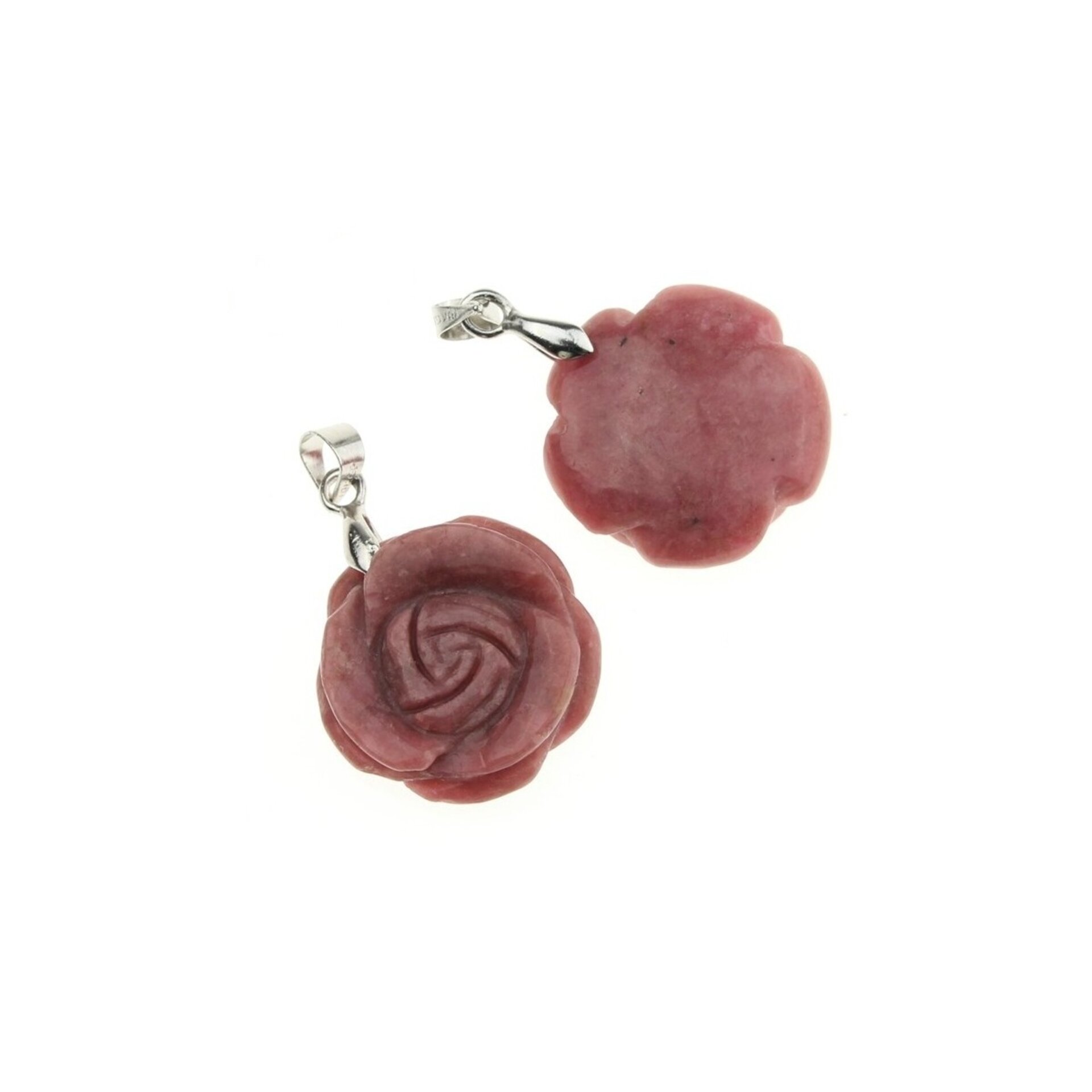 Colgante Rosa en Rodonita – Piedra Natural - 1