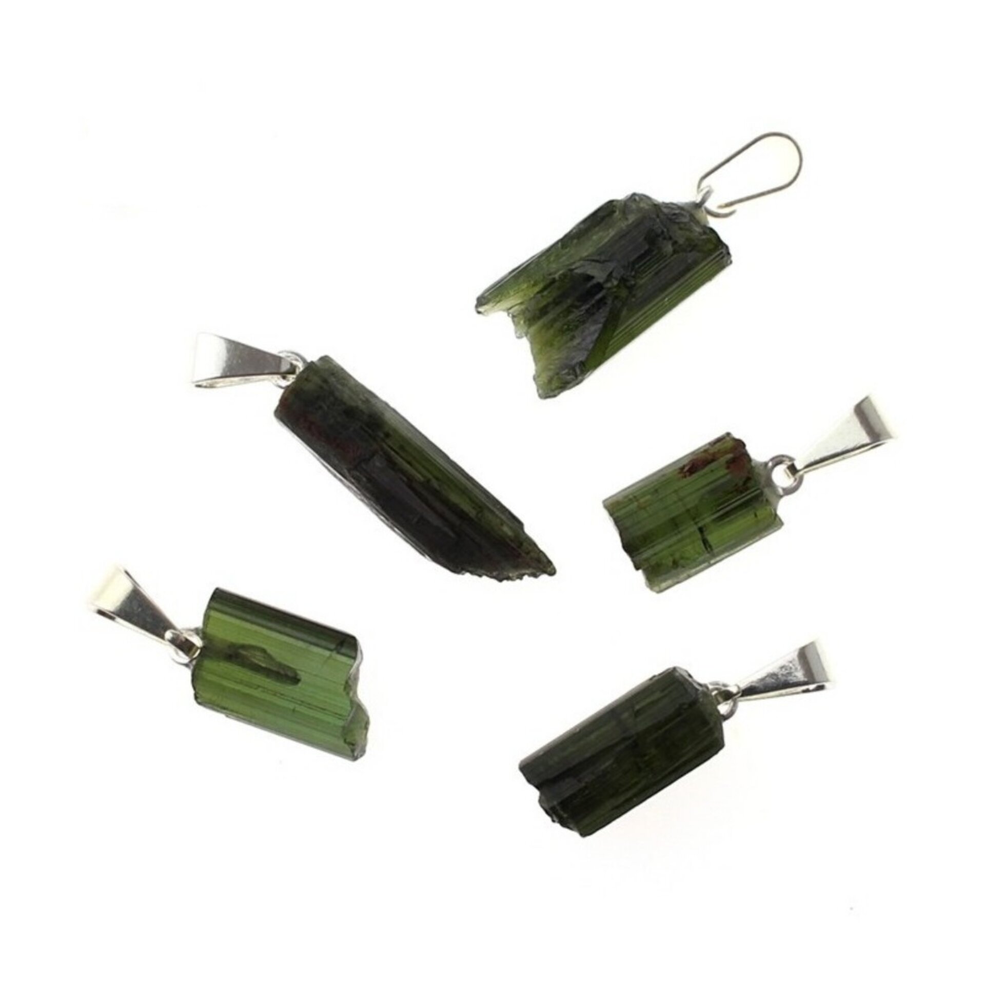 Colgante de Turmalina Verde en Bruto – Verdelita - 2