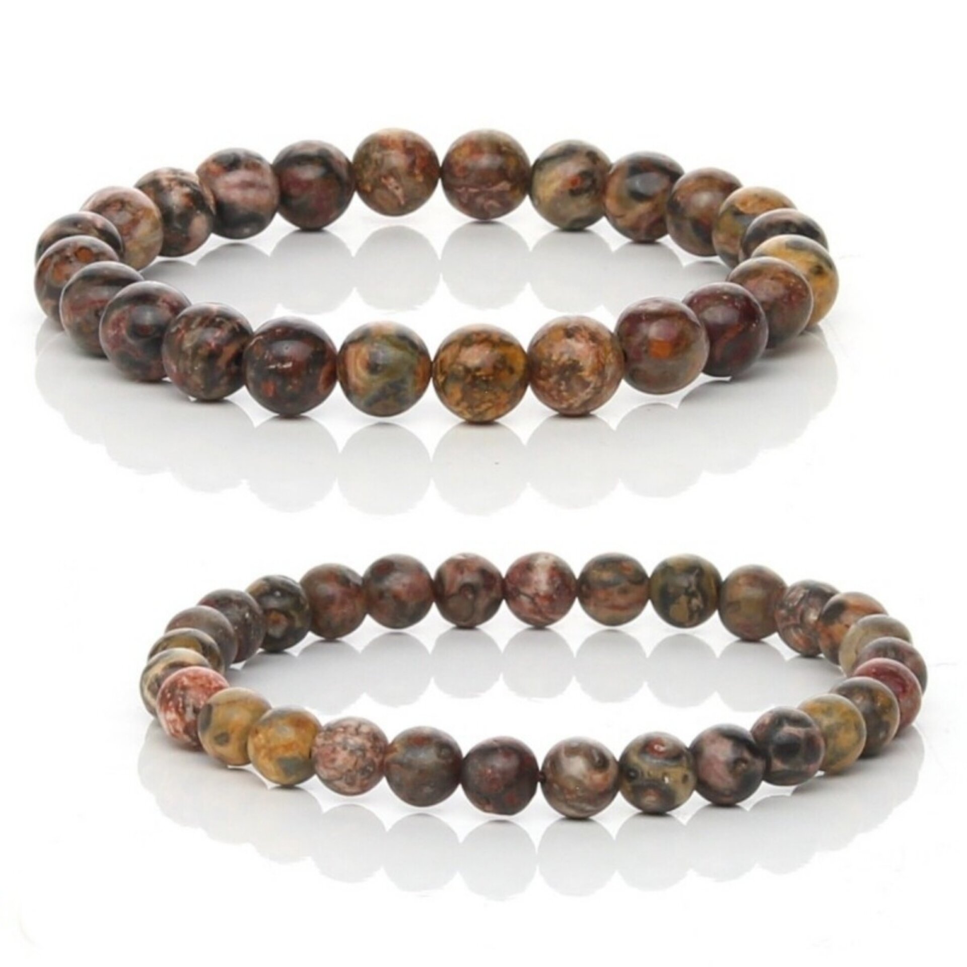 Pulsera de Jaspe Leopardo – Fuerza y Estilo Natural - 1