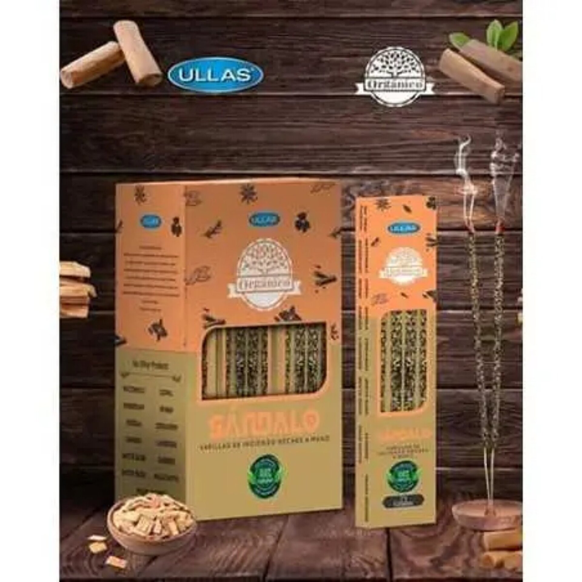Incienso Orgánico Ullas Sándalo - 2