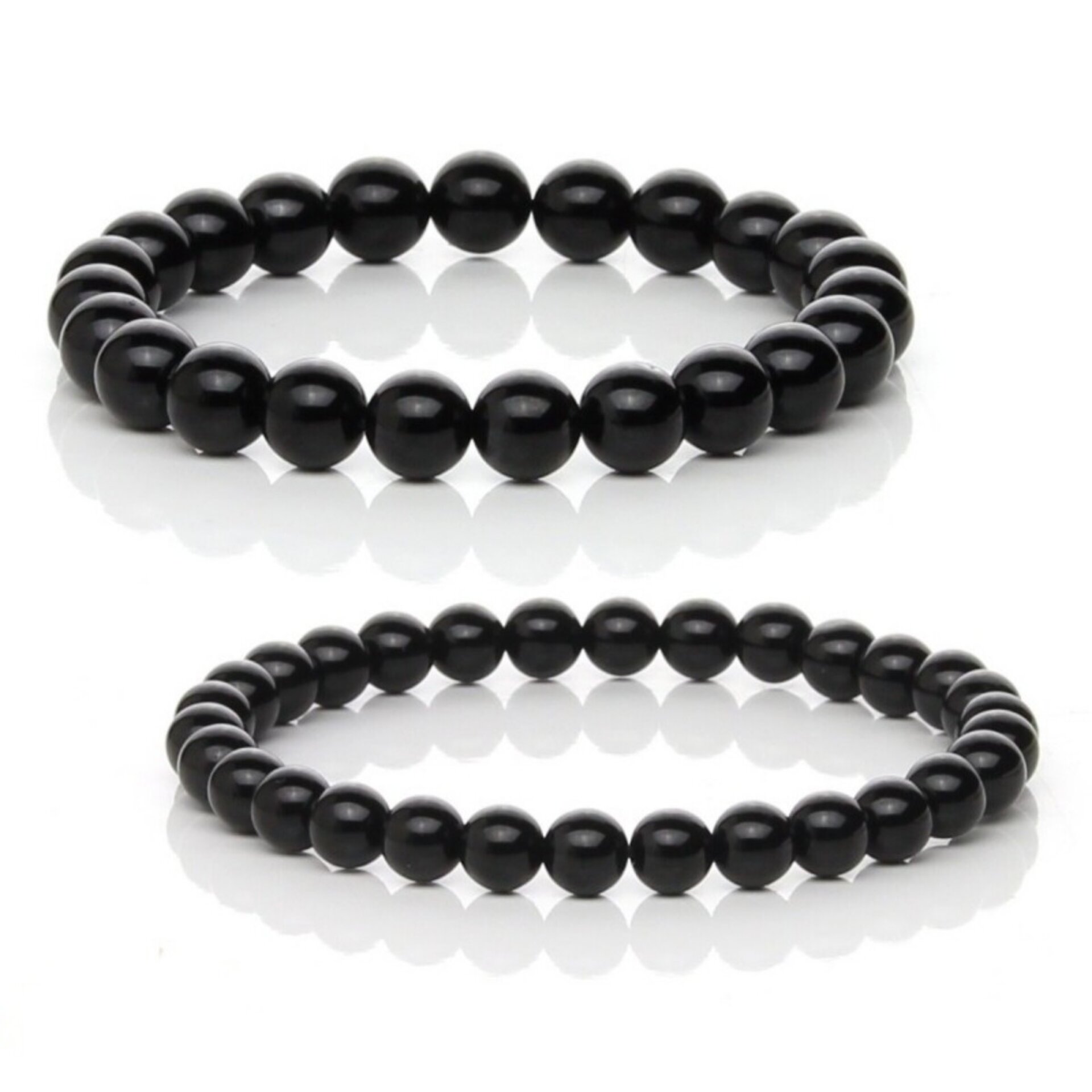 Pulsera de Ónix Negro Natural – Elegancia y Protección - 1