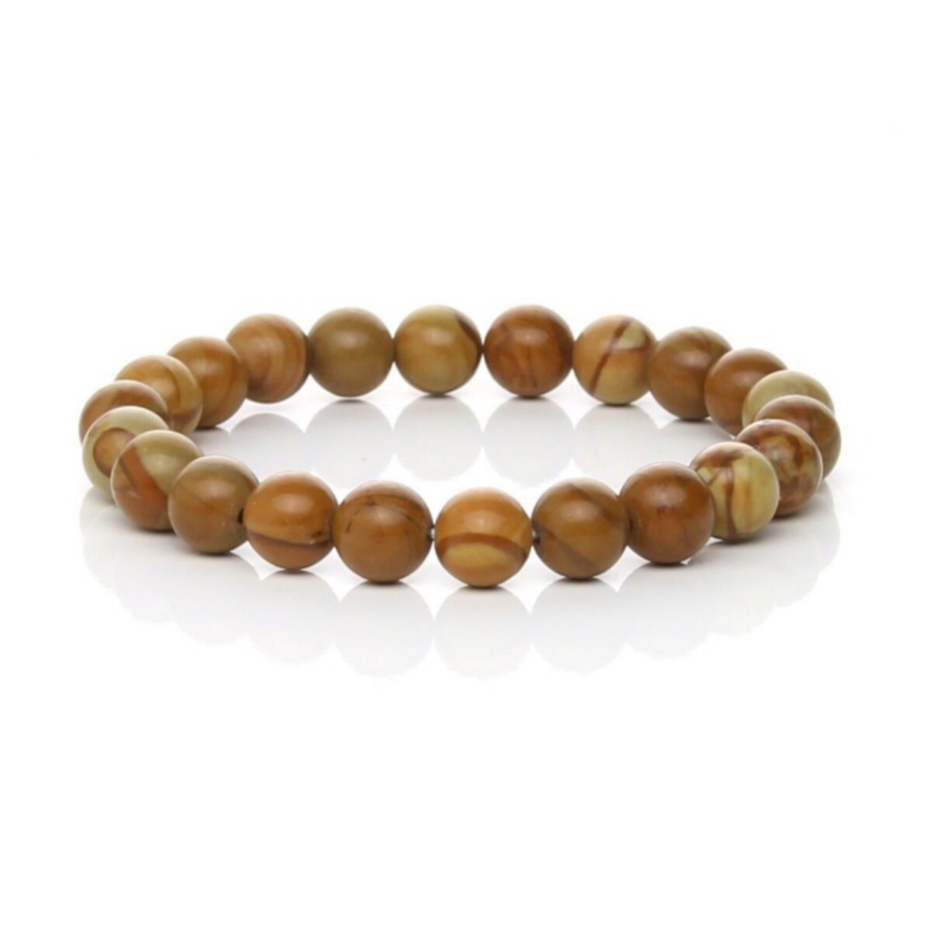 Pulsera de Jaspe Madera – Estabilidad y Conexión - 3