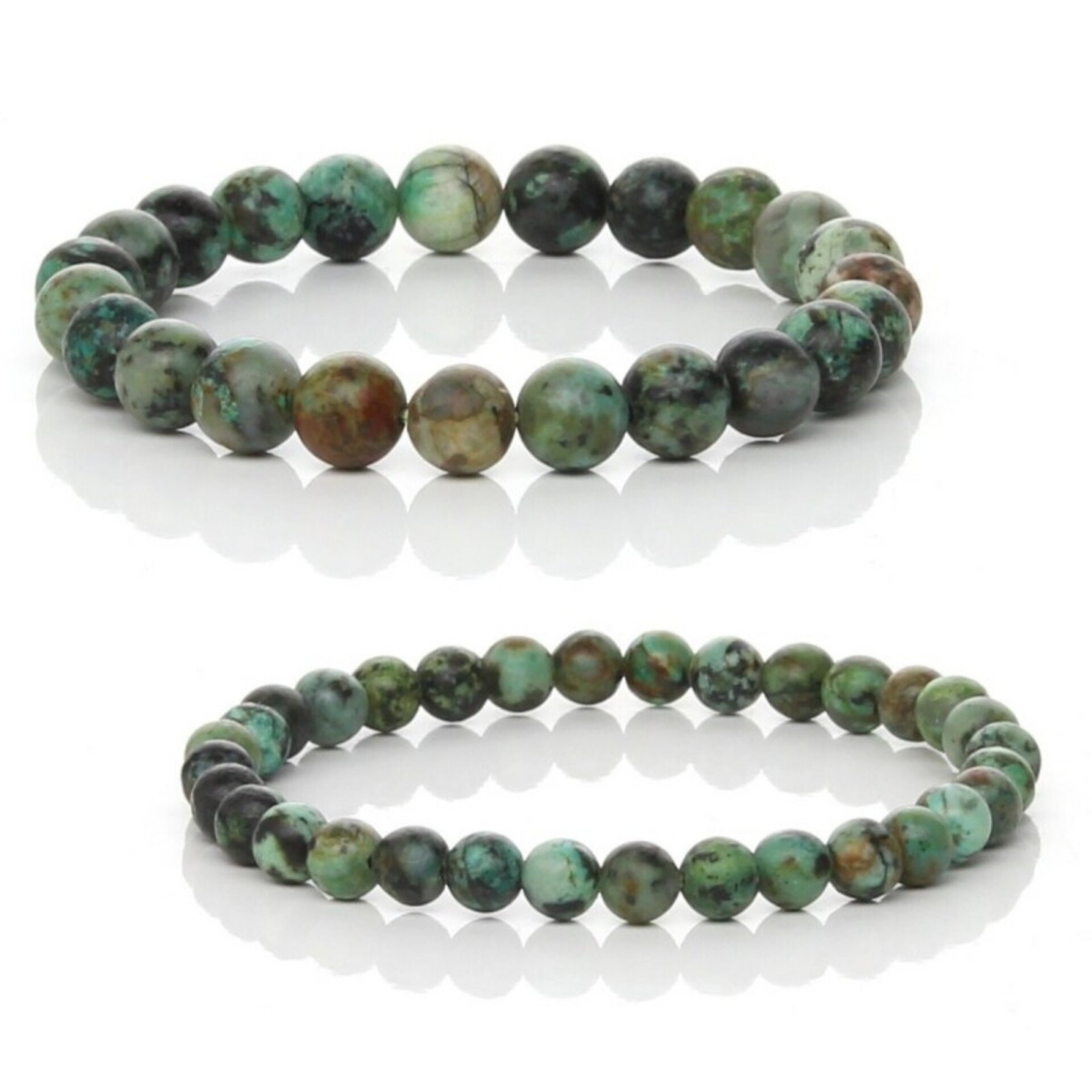 Pulsera de Turquesa Africana Natural - 1
