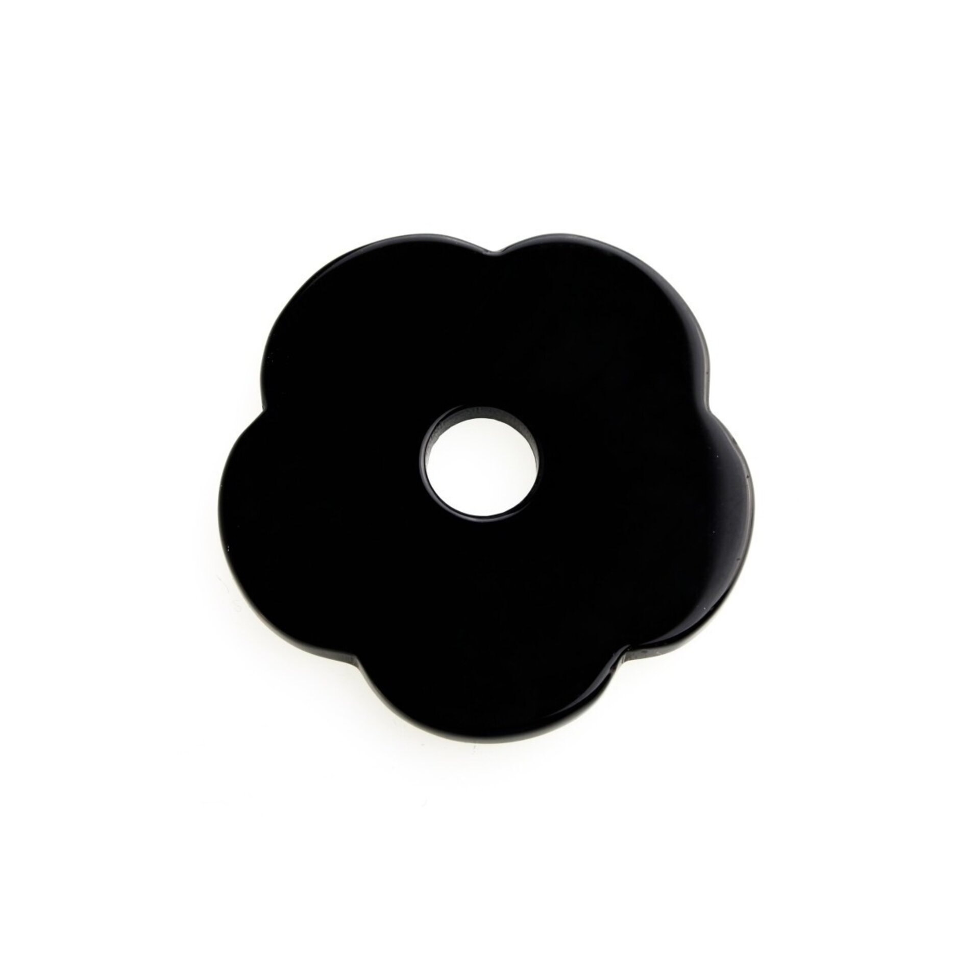 Dónut Flor de Ónix – Colgante o Manualidades (Grande) - 1