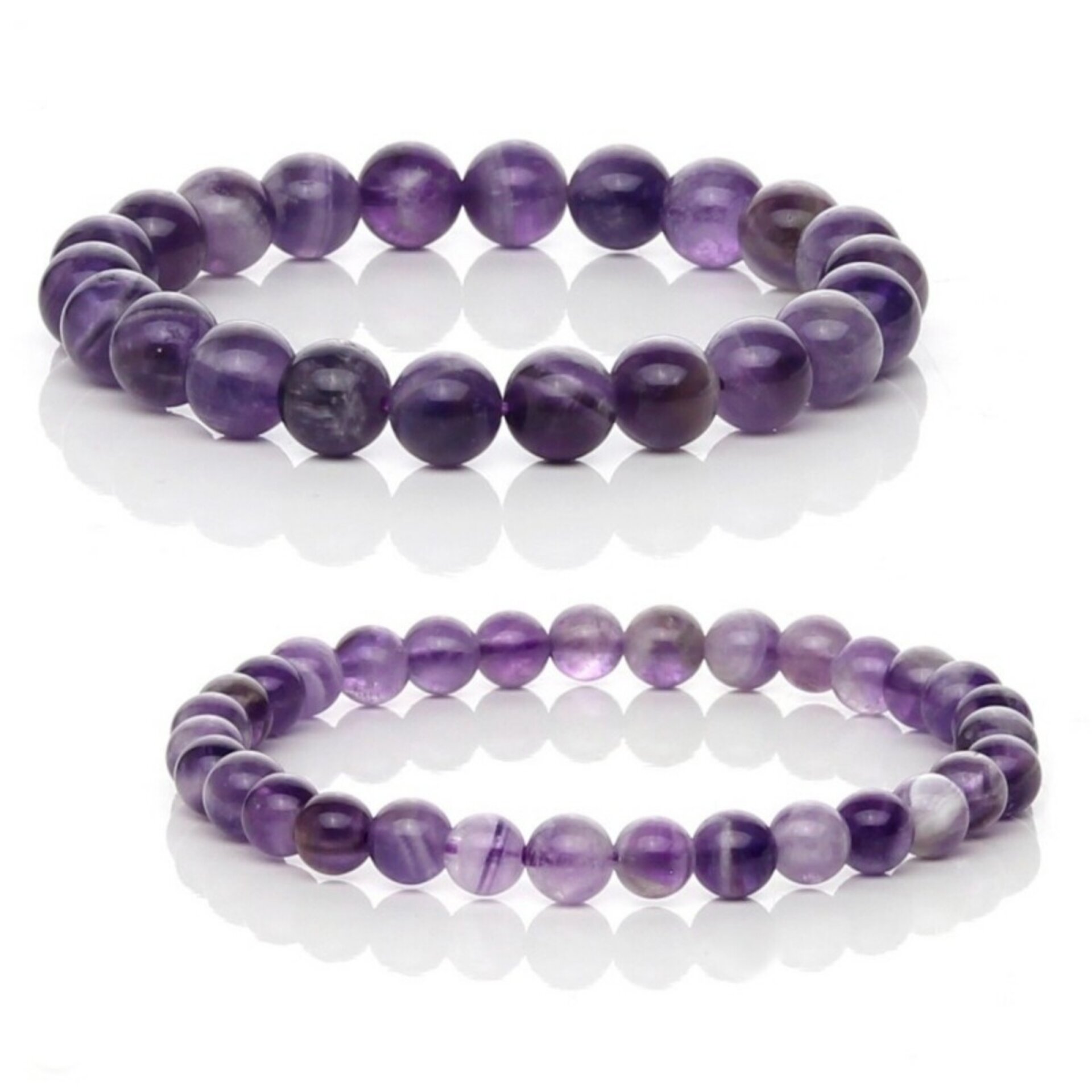 Pulsera de Amatista Natural – Calma y Elegancia - 1