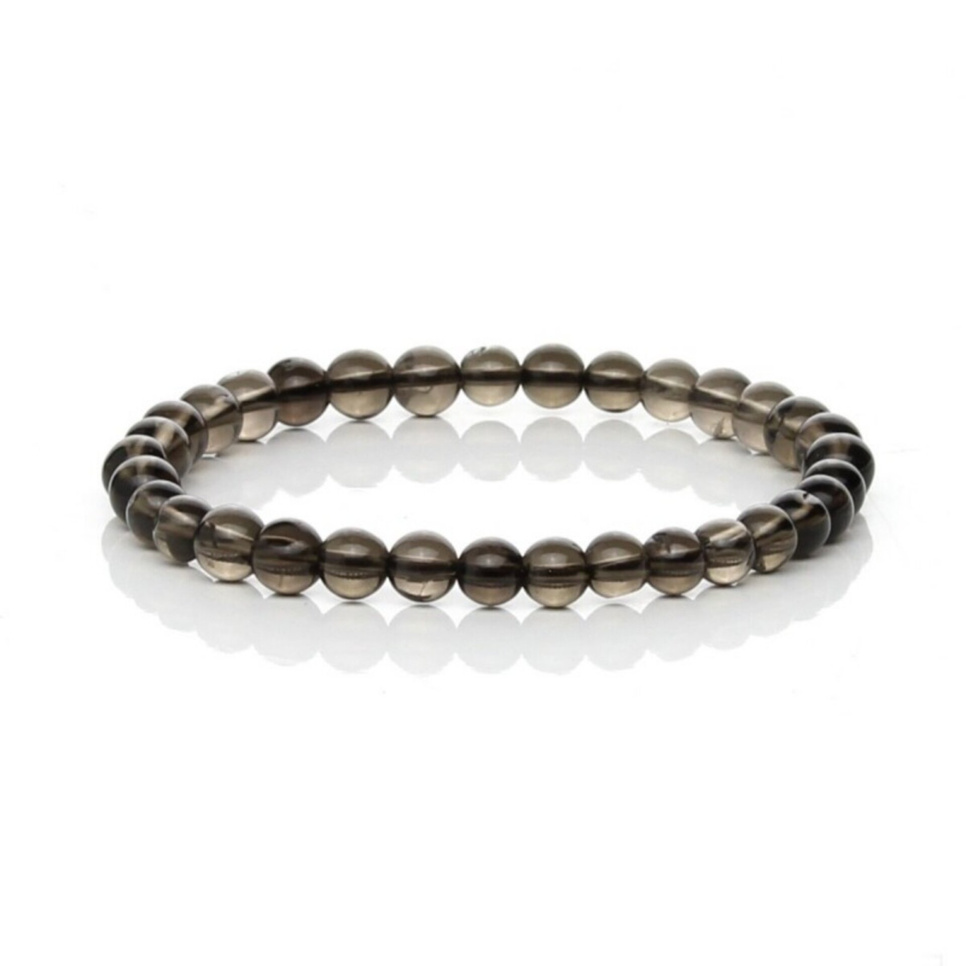 Pulsera de Cuarzo Ahumado Natural – Protección y Claridad - 3