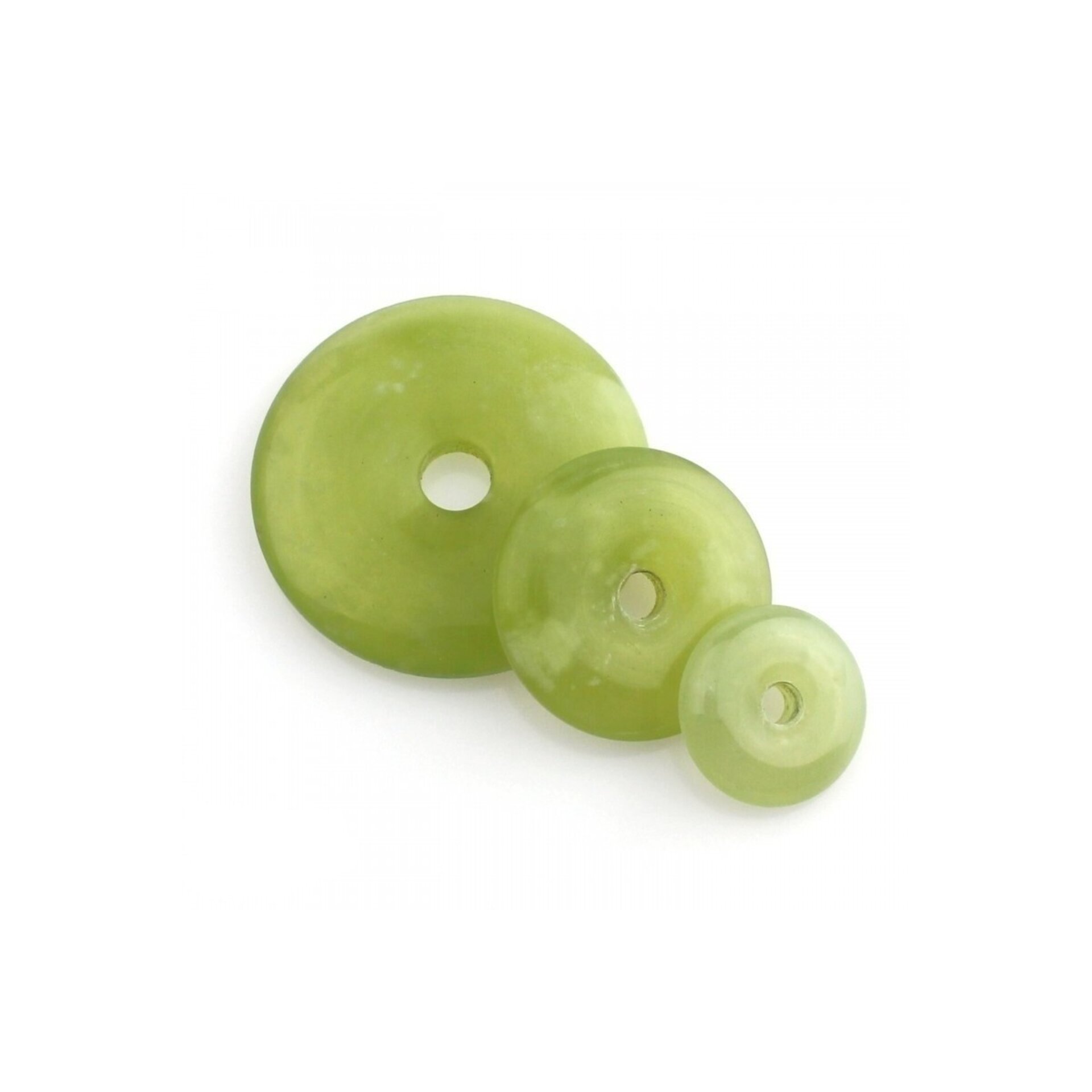 Dónut de Jade Verde – Varios Tamaños - 1