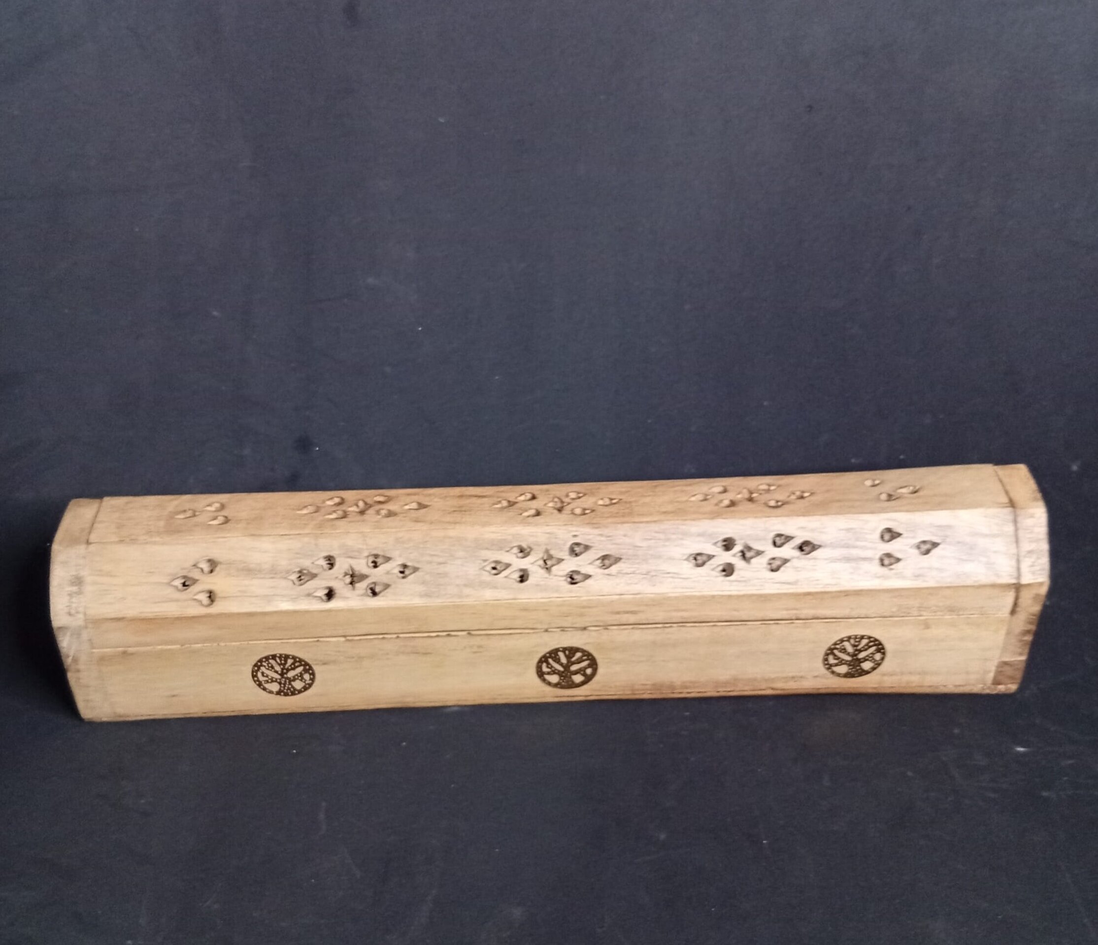 Baúl Porta Inciensos de Madera Para Conos y Varillas - 7