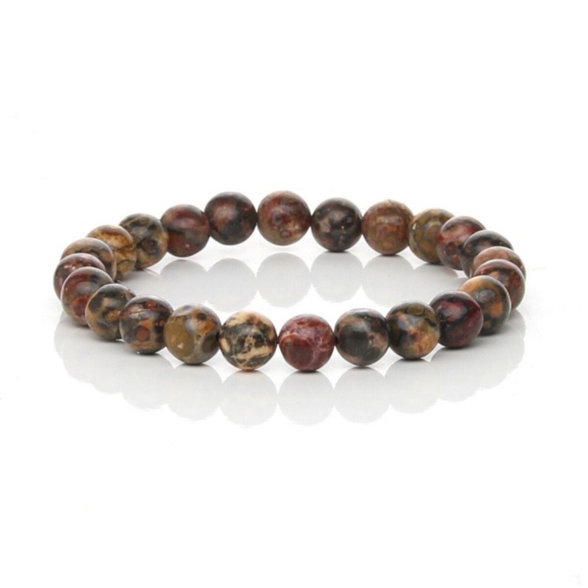 Pulsera de Jaspe Leopardo – Fuerza y Estilo Natural - 3