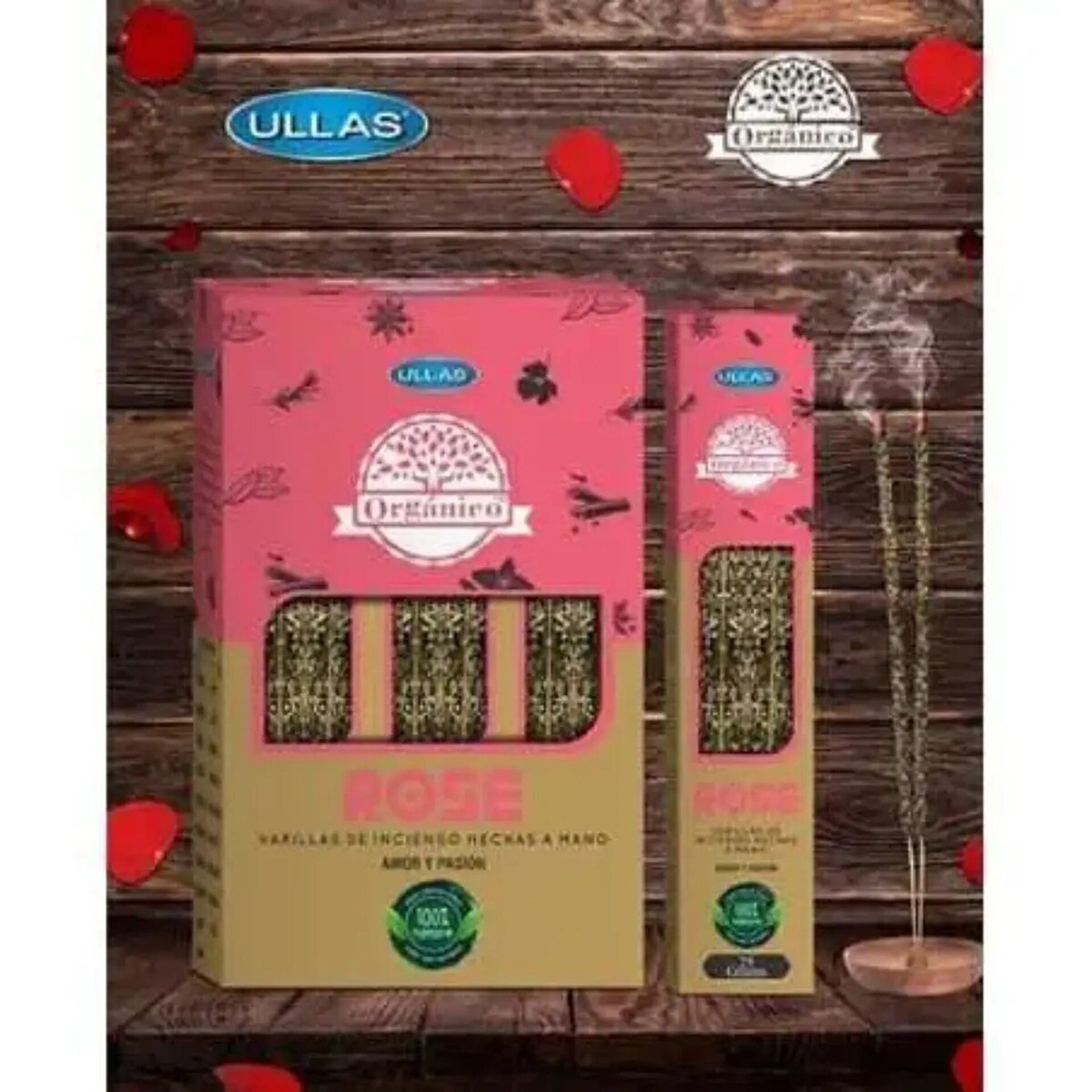 Incienso Orgánico Ullas – Rosas - 2