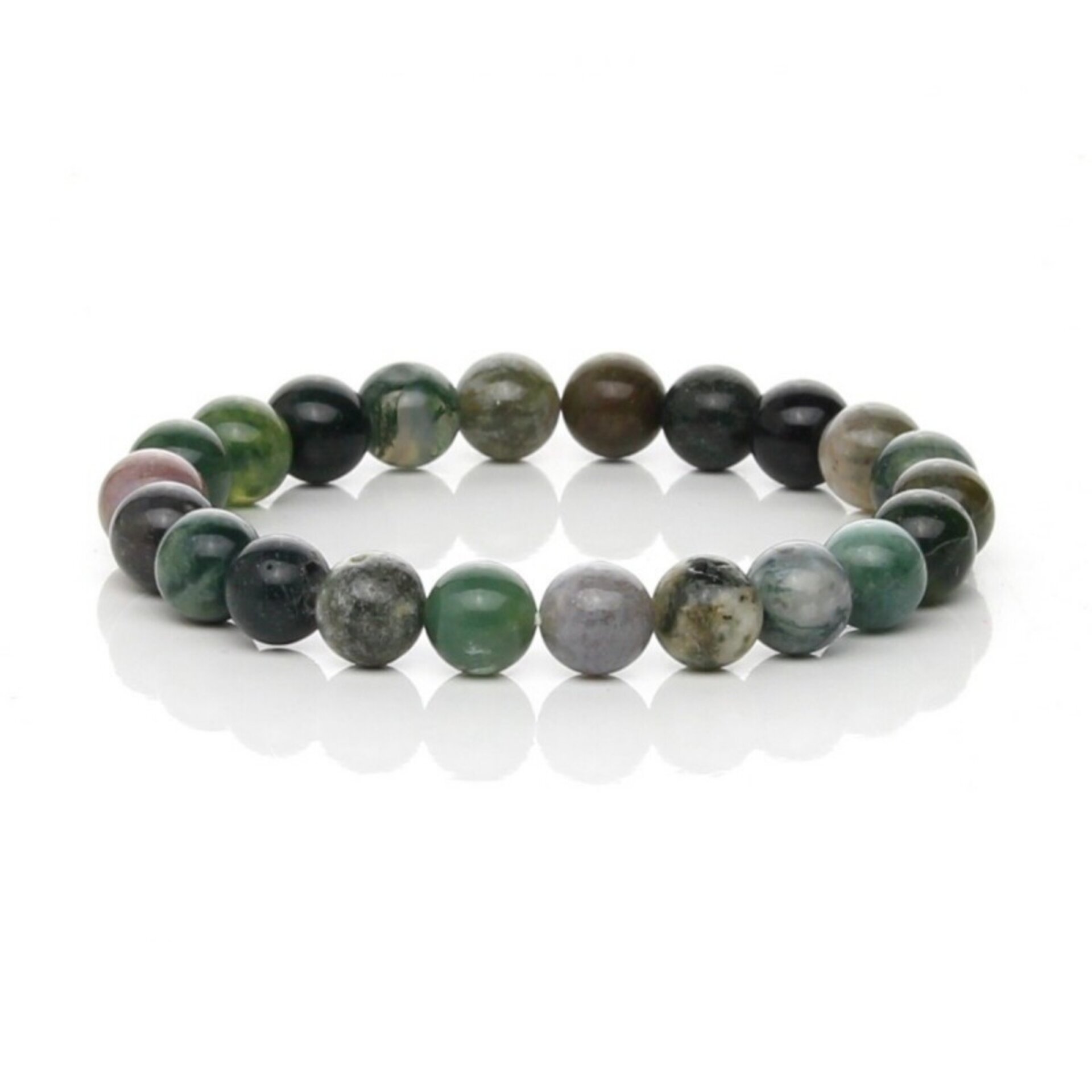 Pulsera de Ágata India Musgosa – Naturaleza y Equilibrio - 3
