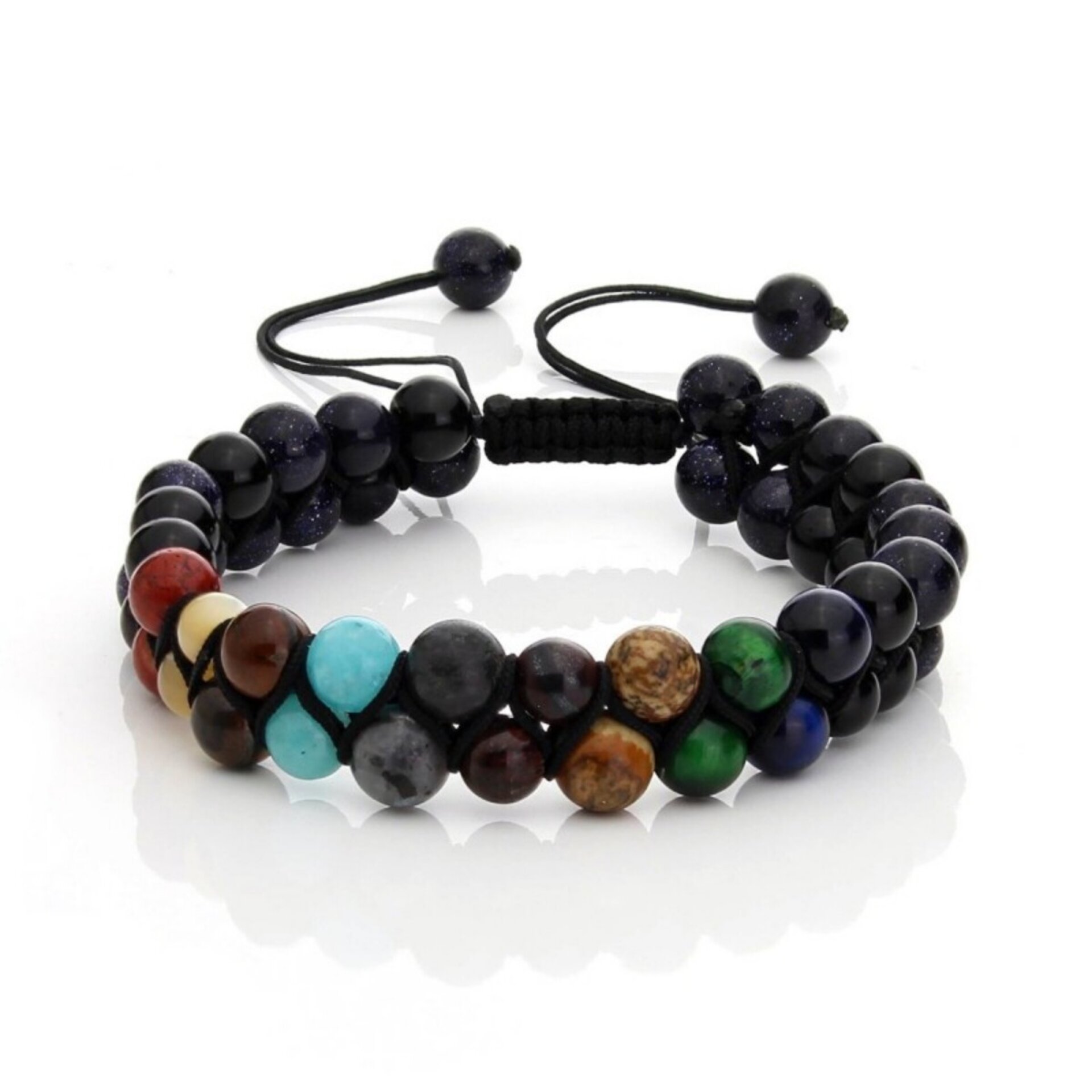 Pulsera Doble del Cosmos de Minerales - 1