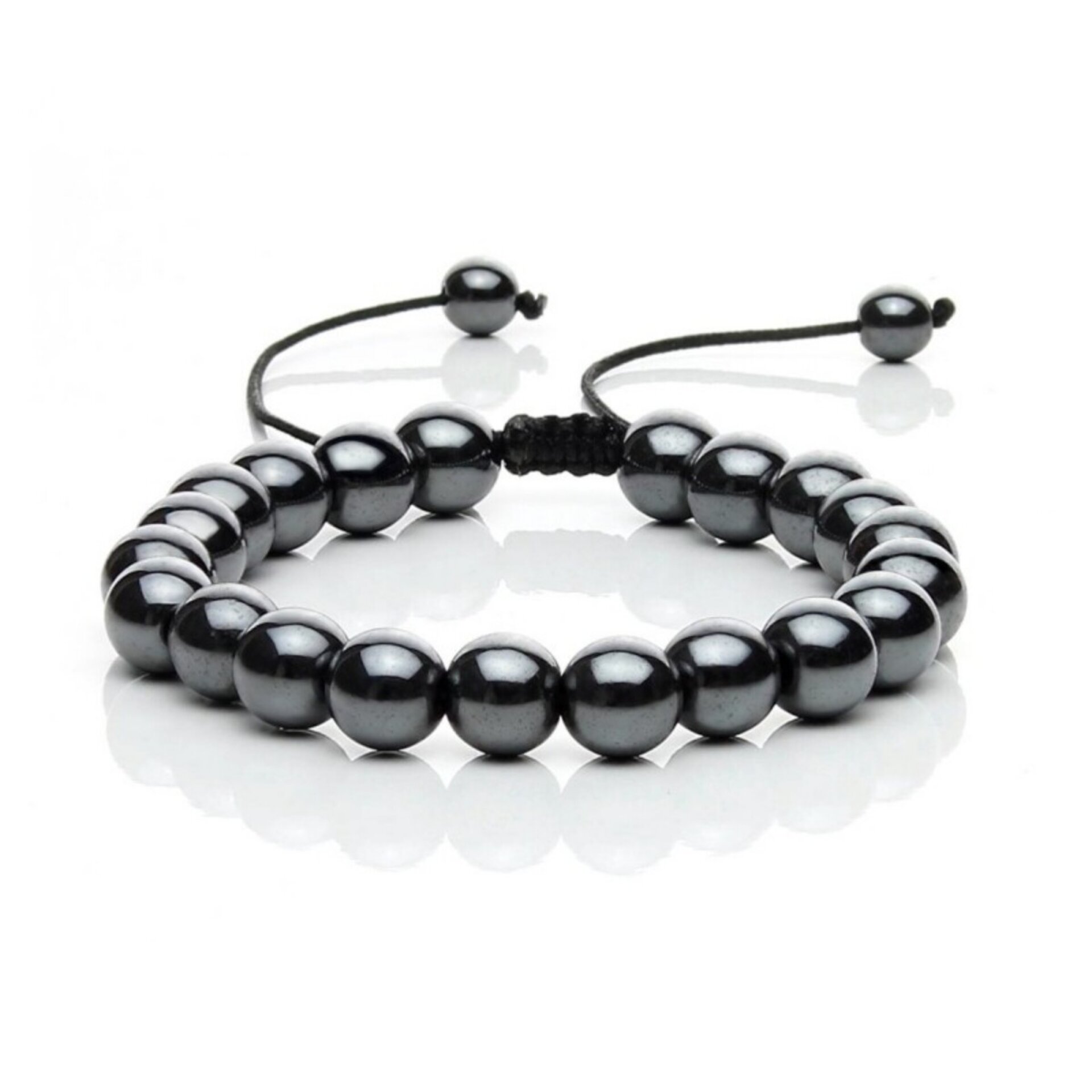 Pulsera de Hematita Natural Ajustable - 3