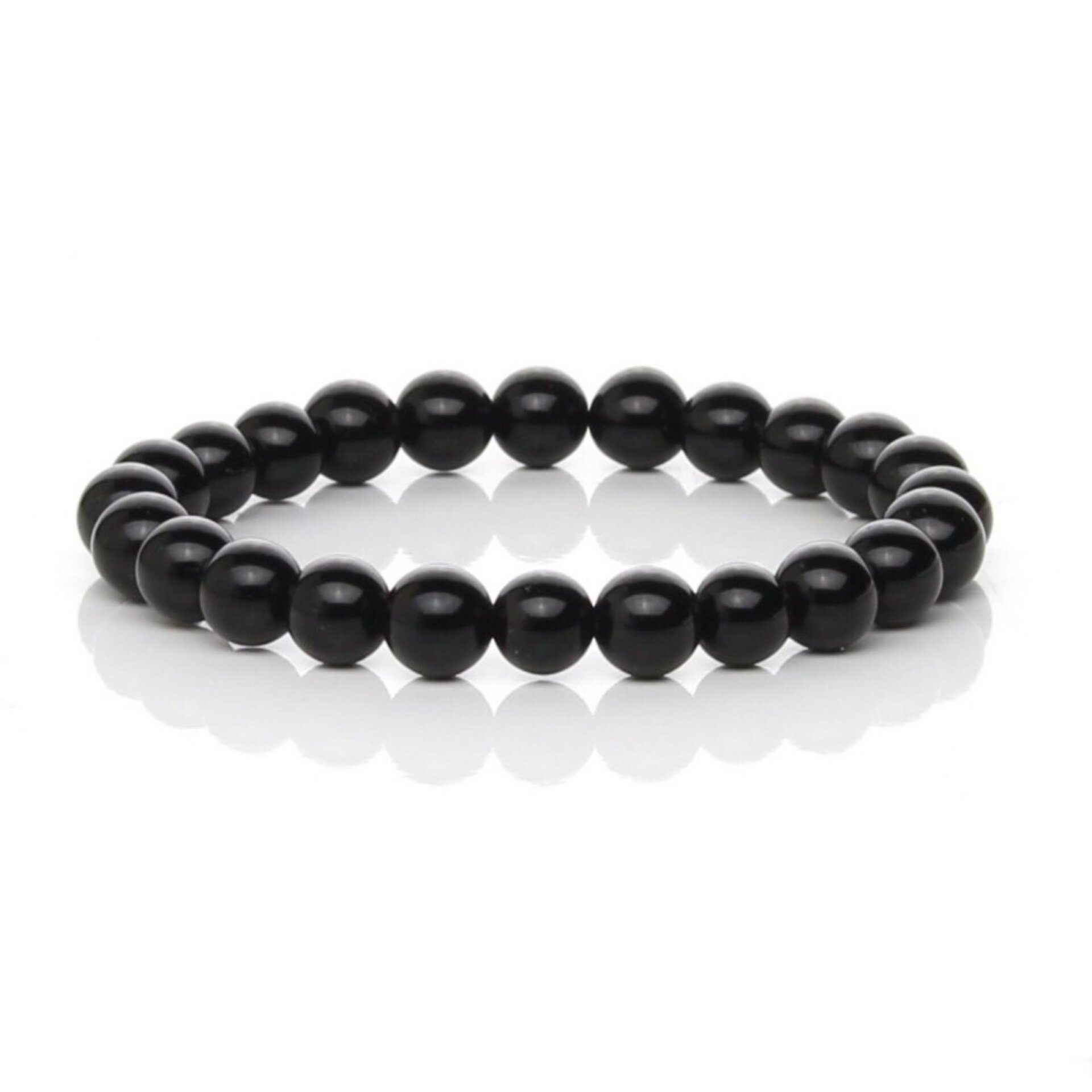 Pulsera de Obsidiana Negra Natural - 3