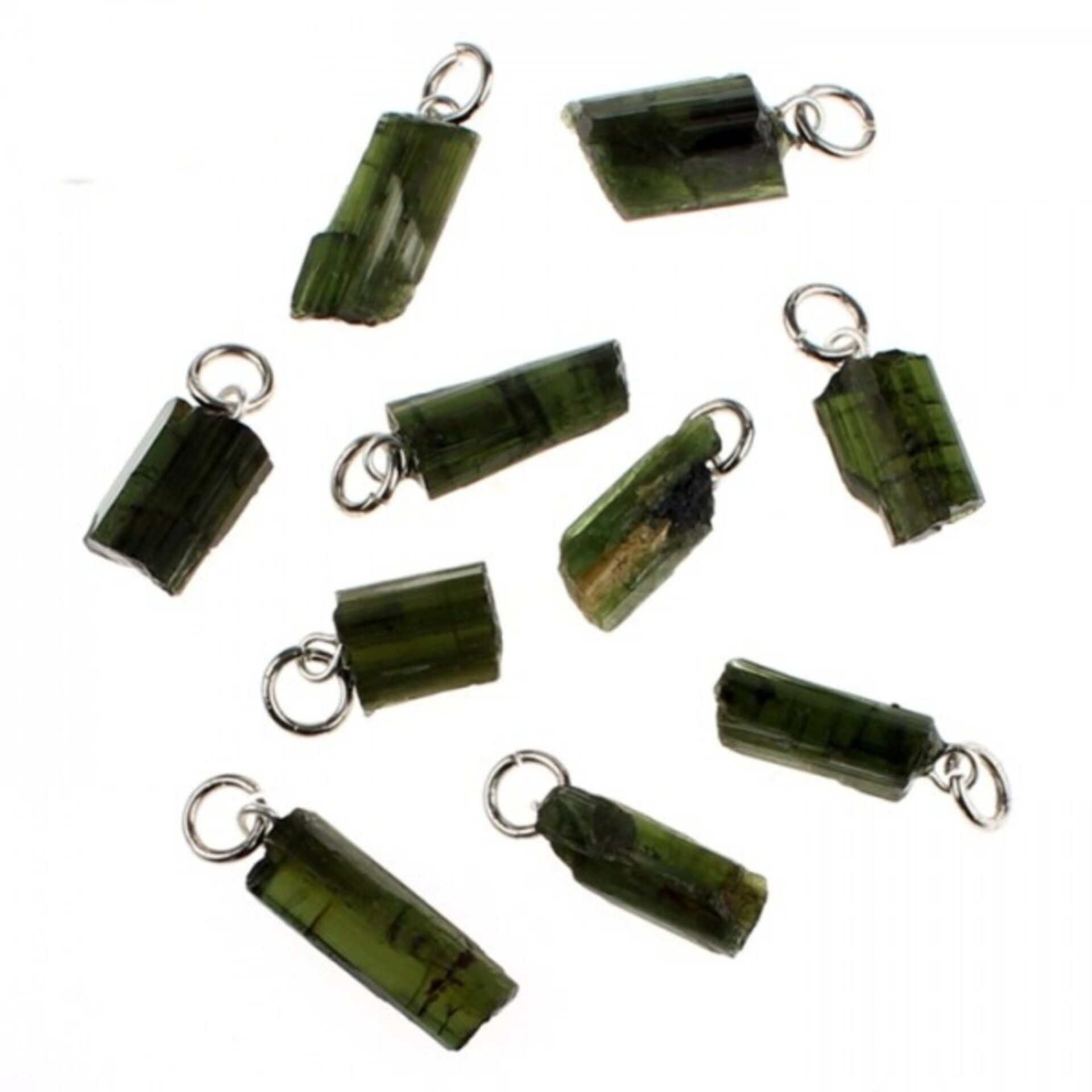 Colgante de Turmalina Verde en Bruto – Verdelita - 1