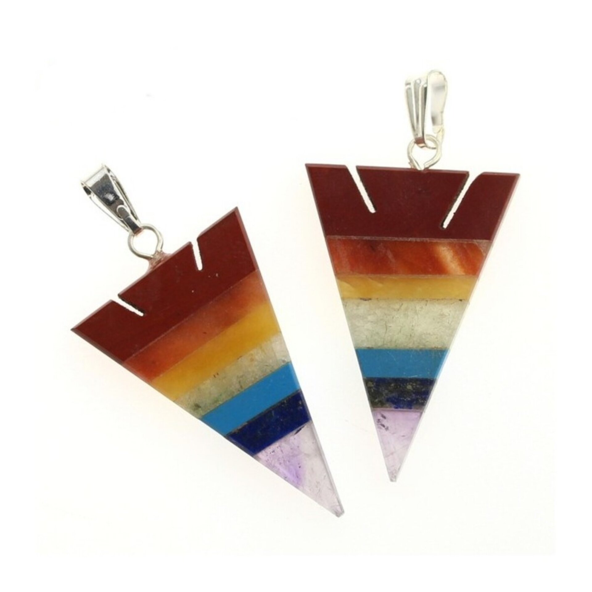 Colgante de los Chakras – Modelo Flecha Plano - 1