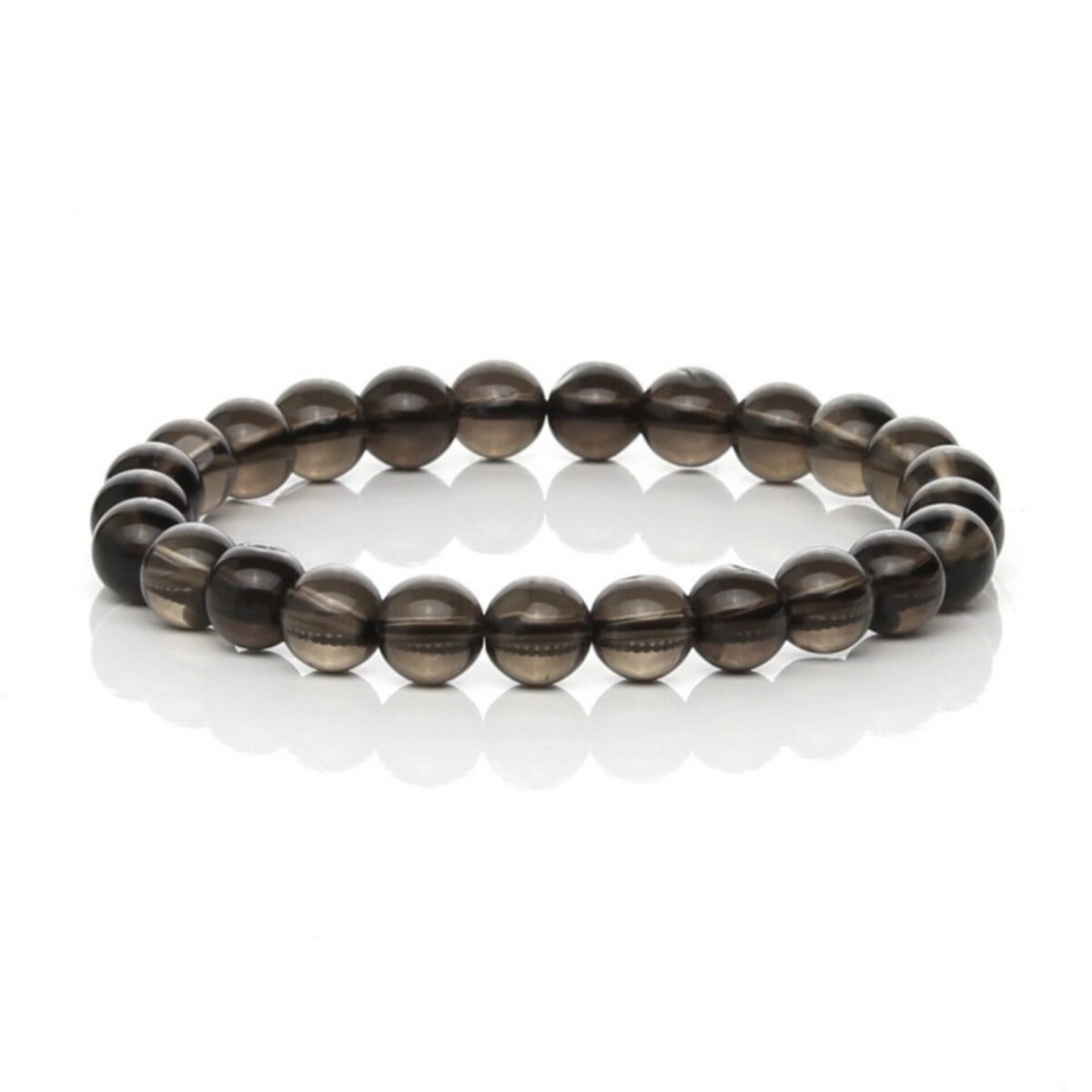Pulsera de Cuarzo Ahumado Natural – Protección y Claridad - 2