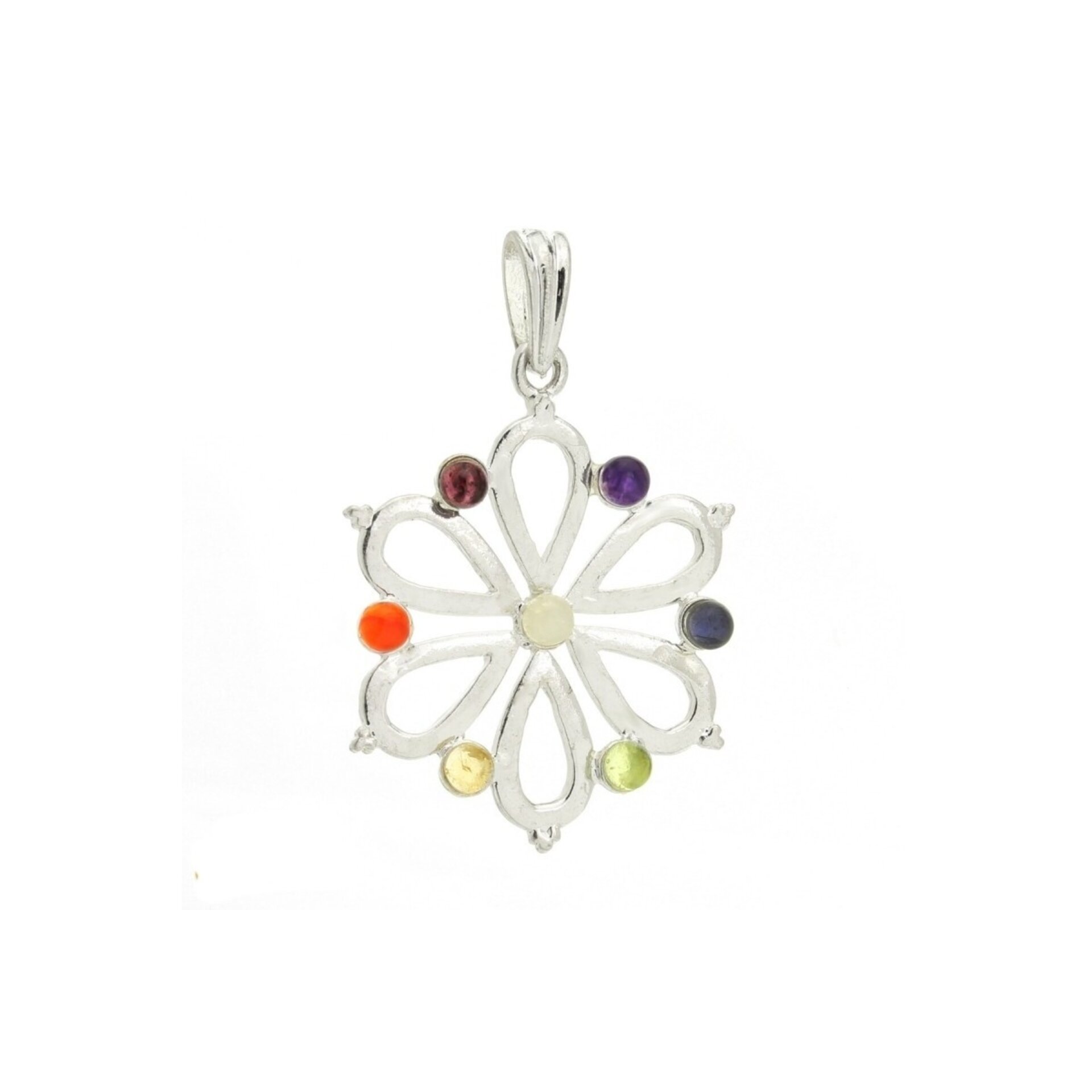 Colgante Flor Hindú de los Chakras - 1
