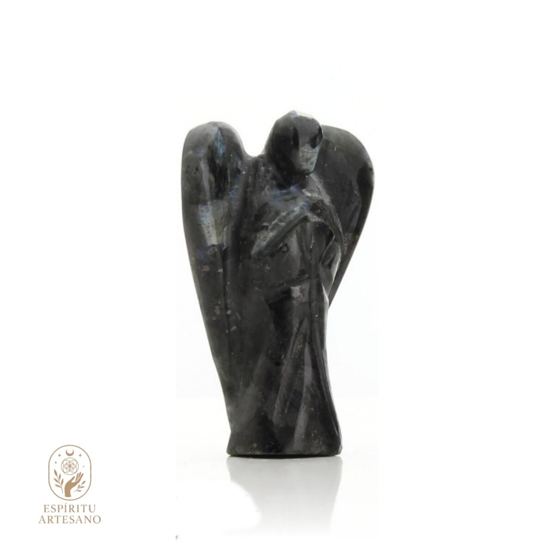 Ángel Tallado en Larvikita – Artesanía Natural - 2